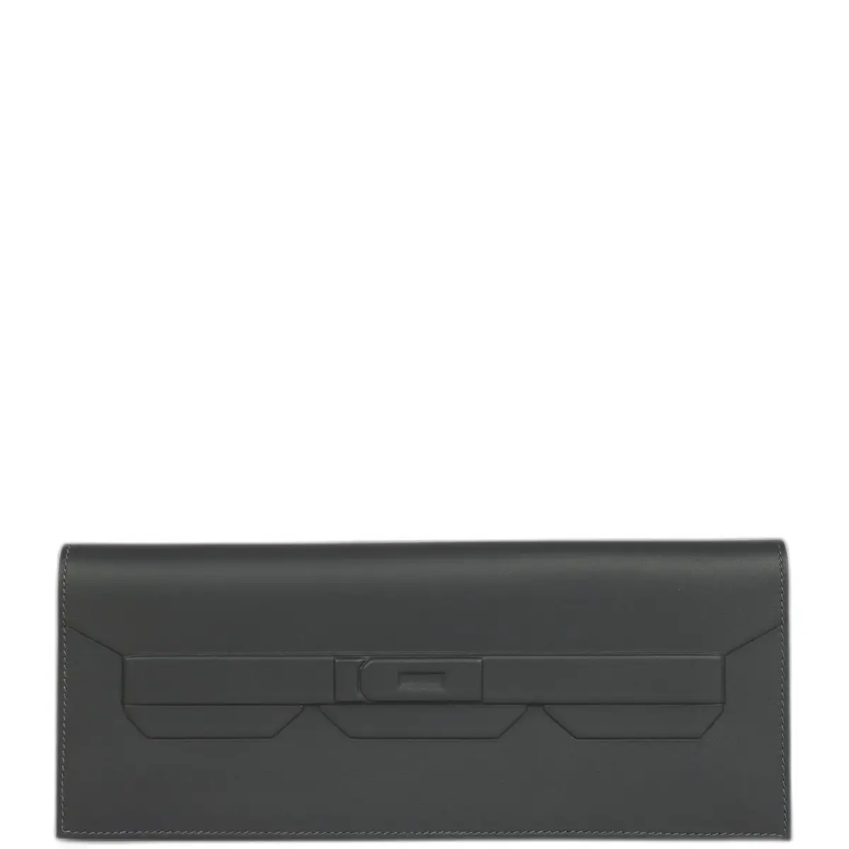 hermes Hermes Shadow Birkin Clutch Ardoise Swift