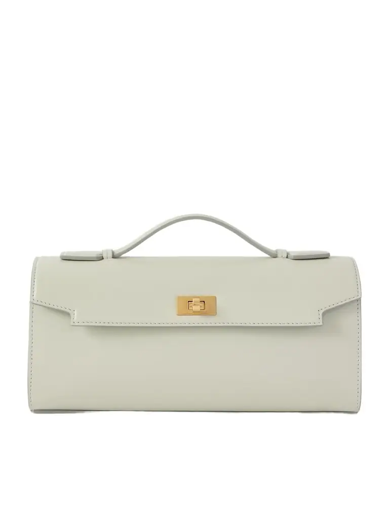 Anya Hindmarch Mortimer Textured-leather Clutch