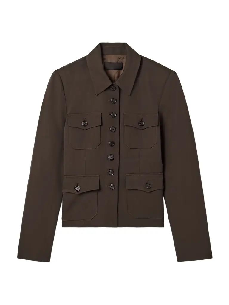 Nili Lotan Jamison Wool-twill Jacket
