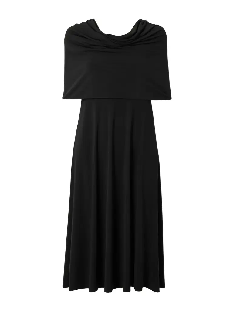 Norma Kamali Off-the-shoulder Jersey Midi Dress