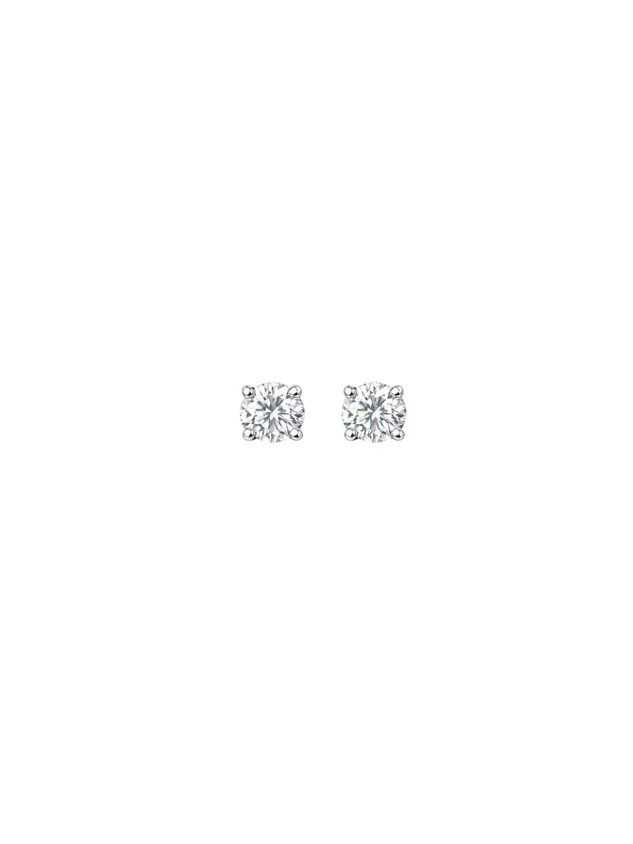 Wish Fine Jewelry 1.43ct Diamond 18K Gold Illusion Stud Earrings