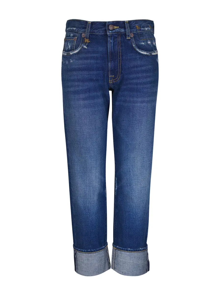 R13 Cuffed Romeo Jeans