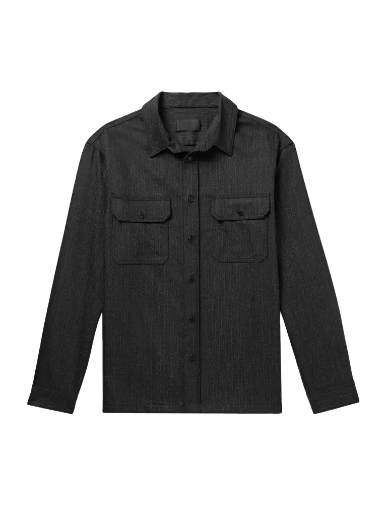Nili Lotan Evander Cotton and Linen-Blend Overshirt - Men