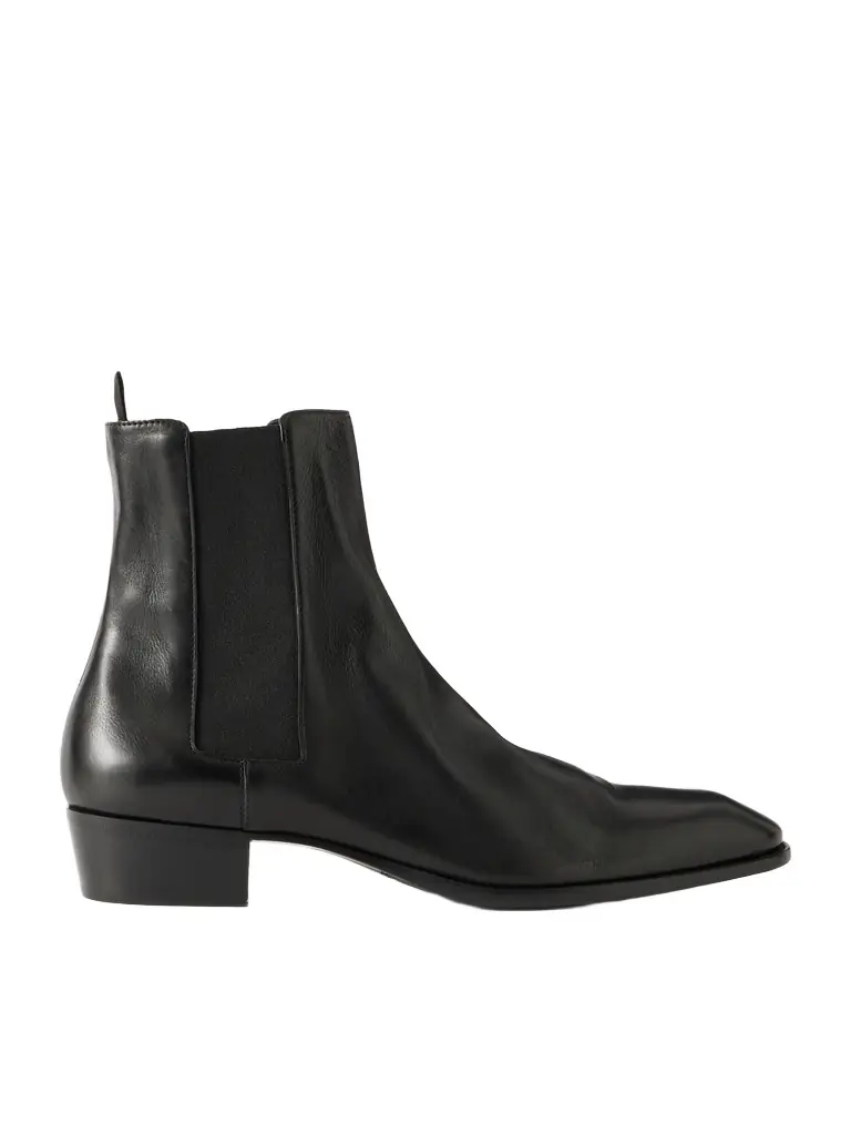 Saint Laurent Stanton Leather Chelsea Boots - Men