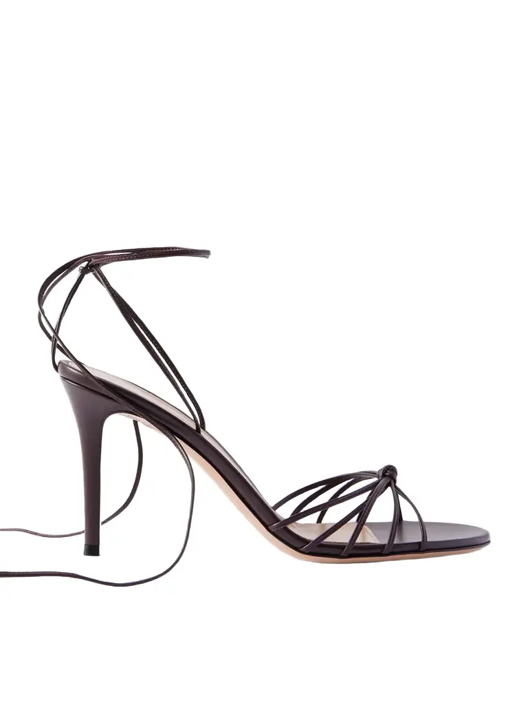 Gianvito Rossi Gwyneth 85 Leather Sandals