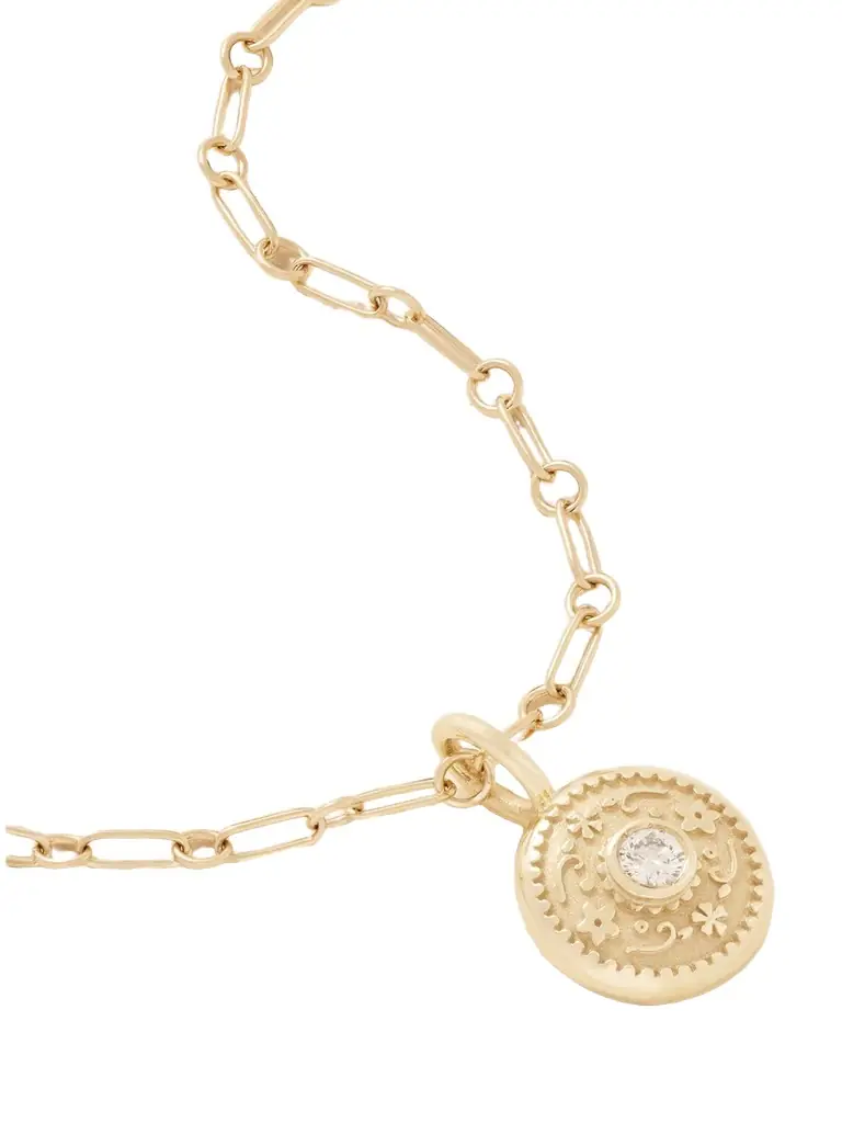 Marlo Laz Lasso 14-karat Gold Diamond Necklace