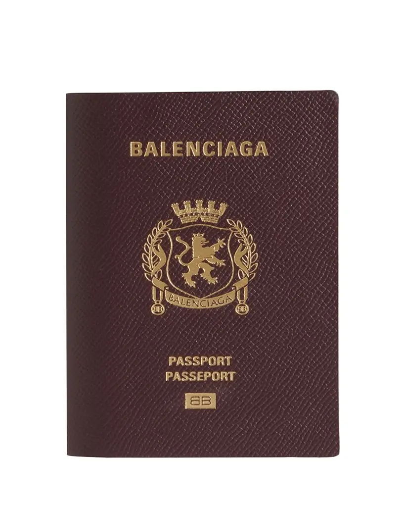 Balenciaga 2 Tickets Passport Long Wallet