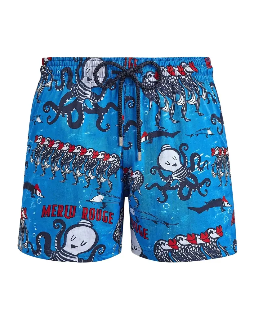 Vilebrequin Men 's Merlu Rouge Swim Shorts