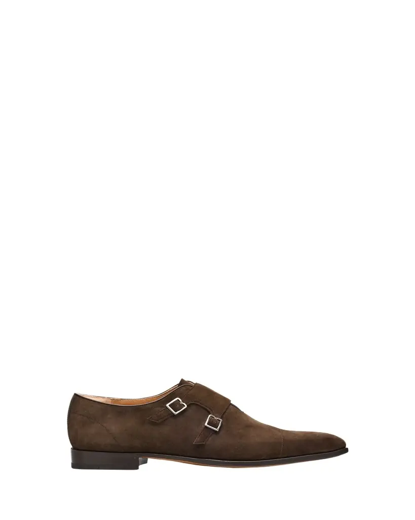 Berluti Men's Demsure Flex Suede Double-Monk Strap Loafers