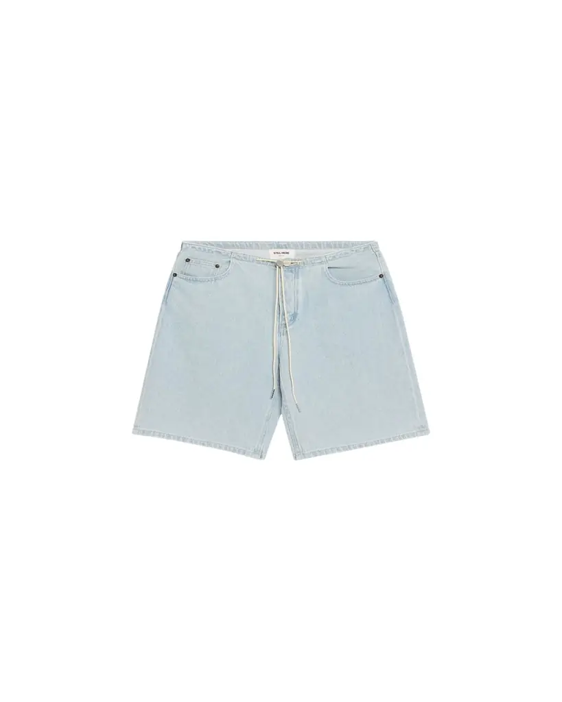 Still Here Cool Drawstring Denim Shorts
