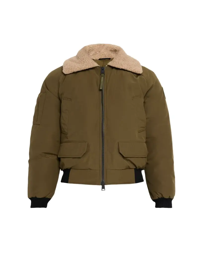 Canada Goose Men's Chilliwack Fleece-Collar Down Bomber Jacket