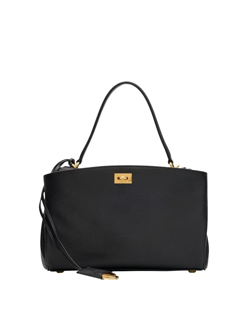 Balenciaga Rodeo Small Grained Leather Top-Handle Bag