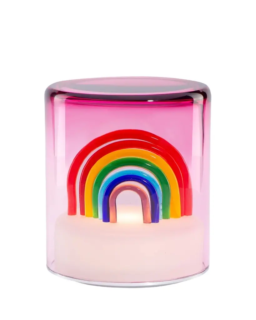 Green Wolf Lighting x Solange Azagury Partridge Rainbow 5" Rechargeable Cordless Table Lamp