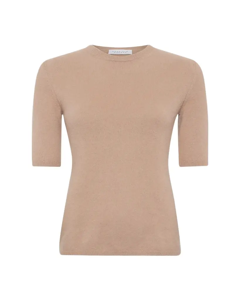 Gabriela Hearst Xanthe Crewneck Cashmere Top