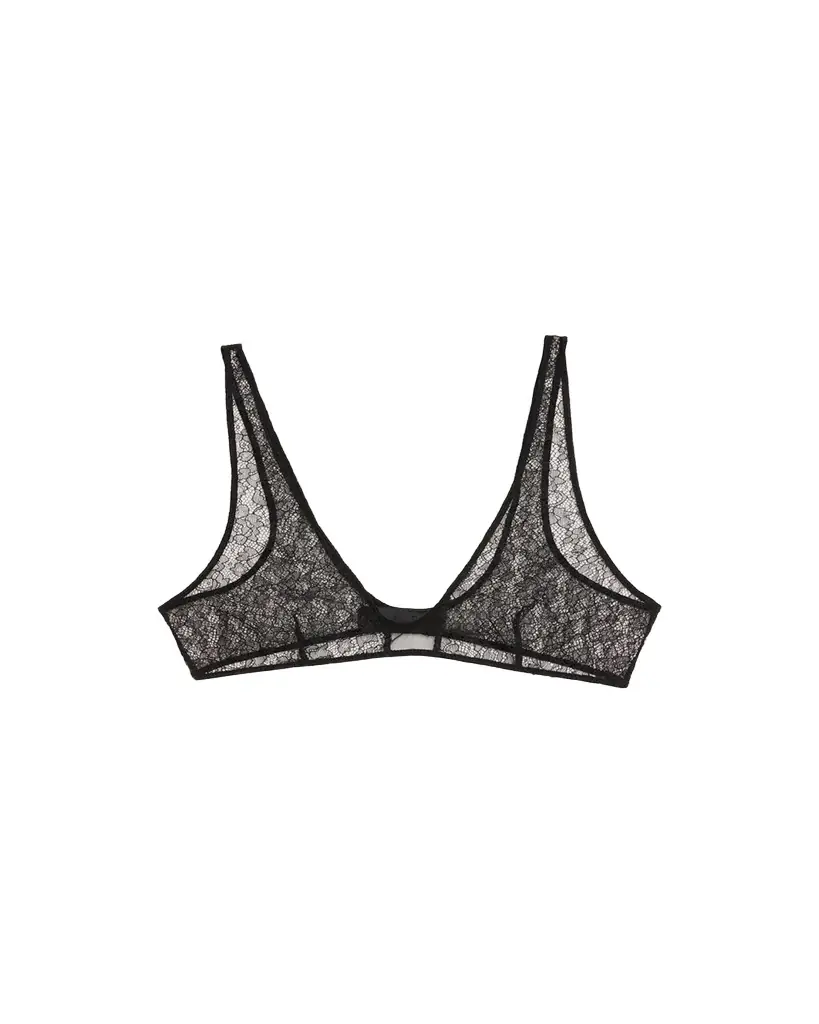 Kiki De Montparnasse Petite Fleur Wireless Floral Lace Bra
