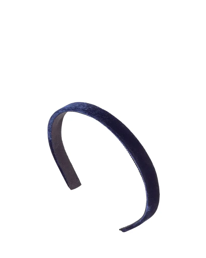 Jennifer Behr Lacey Velvet Silk Skinny Headband