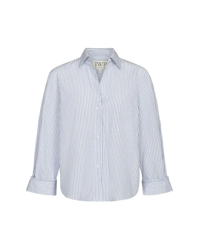 TWP Next Morning Striped Button-Front Shirt