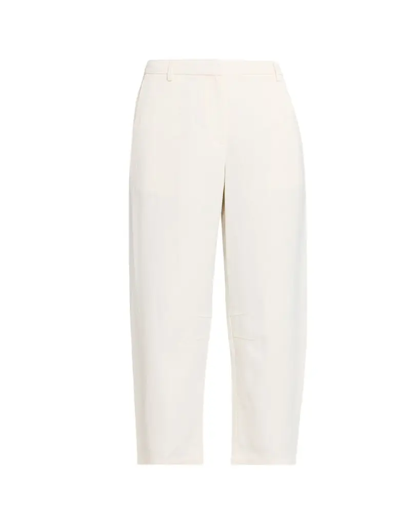 TWP Jett Barrel-Leg Beach Pants in Coated Viscose Linen