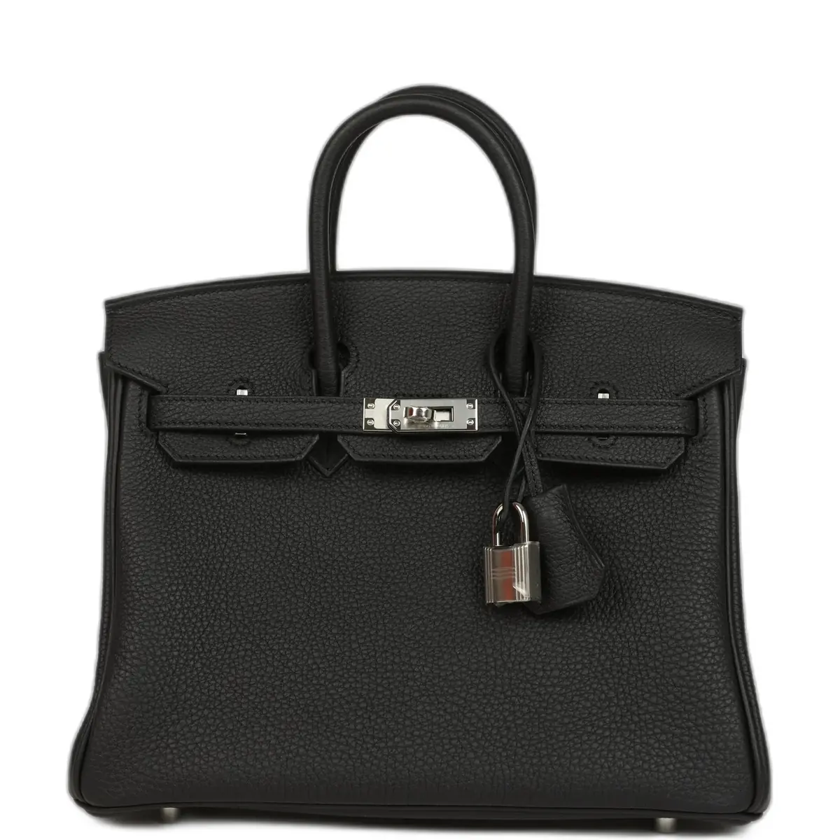 hermes Hermes Birkin 25 Black Togo Palladium Hardware