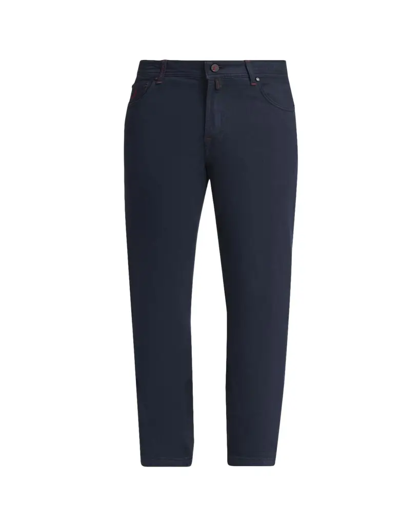 Kiton Men's Straight Leg Cotton-Stretch Five-Pocket Pants