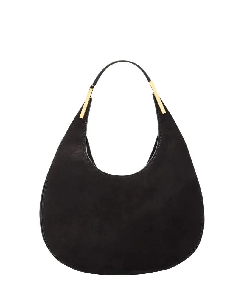 Savette Florence Small Suede Hobo Bag