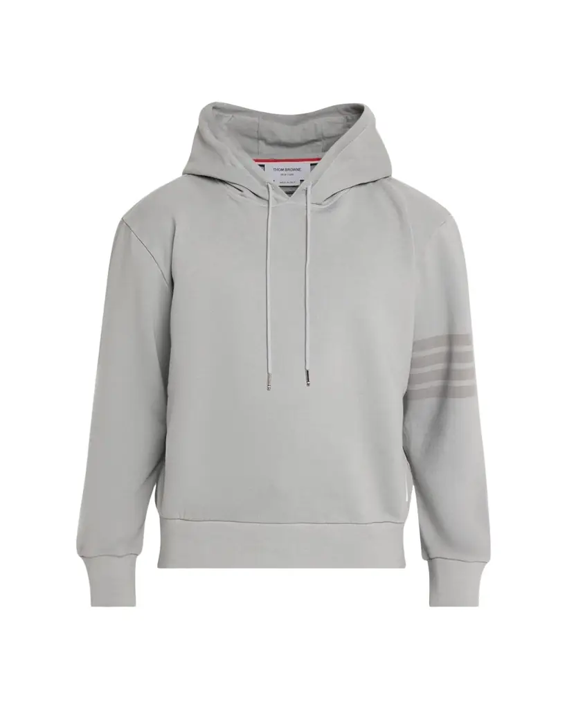 Thom Browne Men's 4-Bar Cotton Hoodie