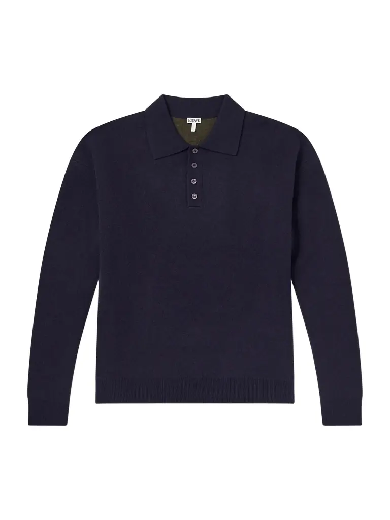 Loewe Wool-Blend Polo Sweater - Men