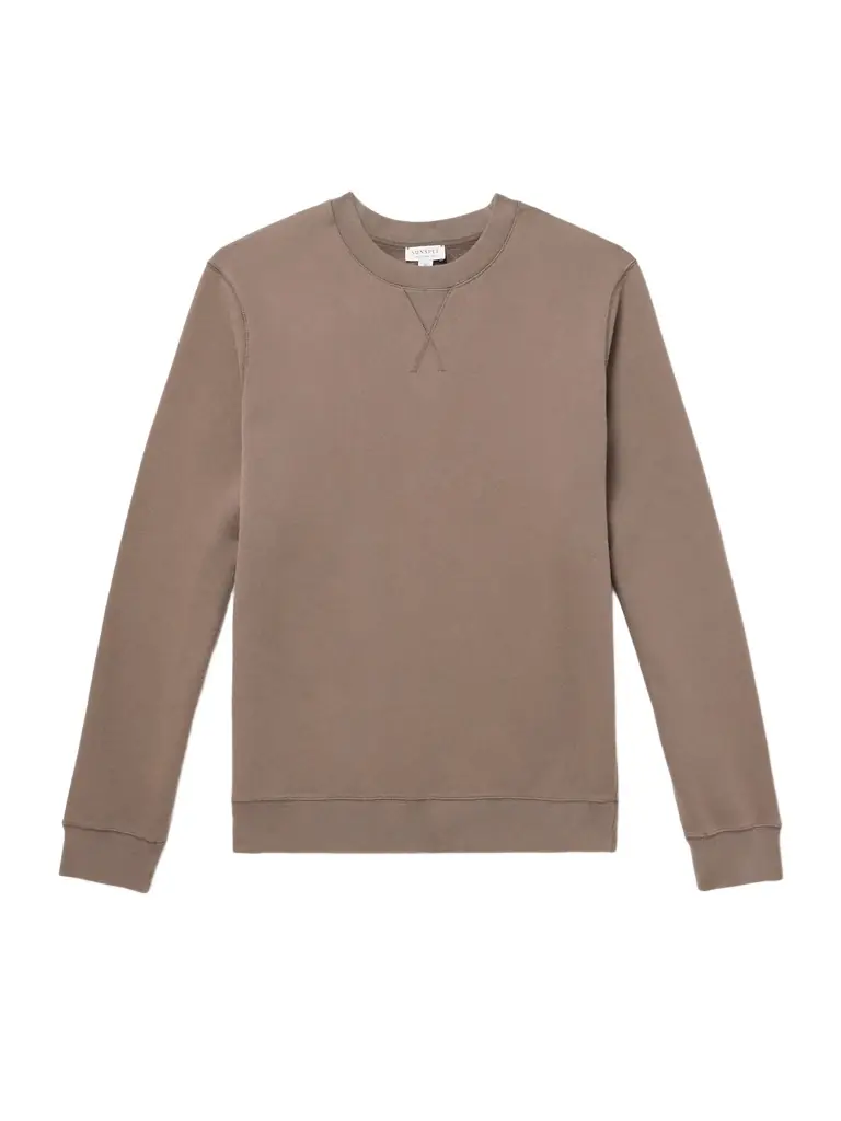 Sunspel Cotton-Jersey Sweatshirt - Men