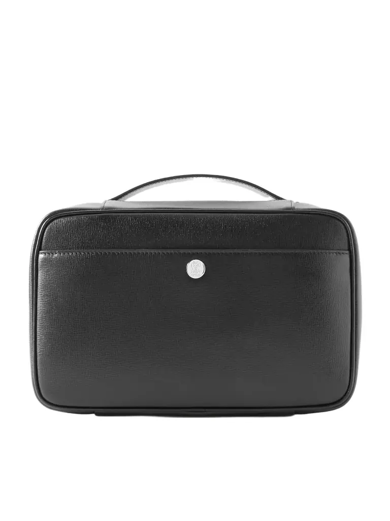 Brunello Cucinelli Leather Wash Bag - Men