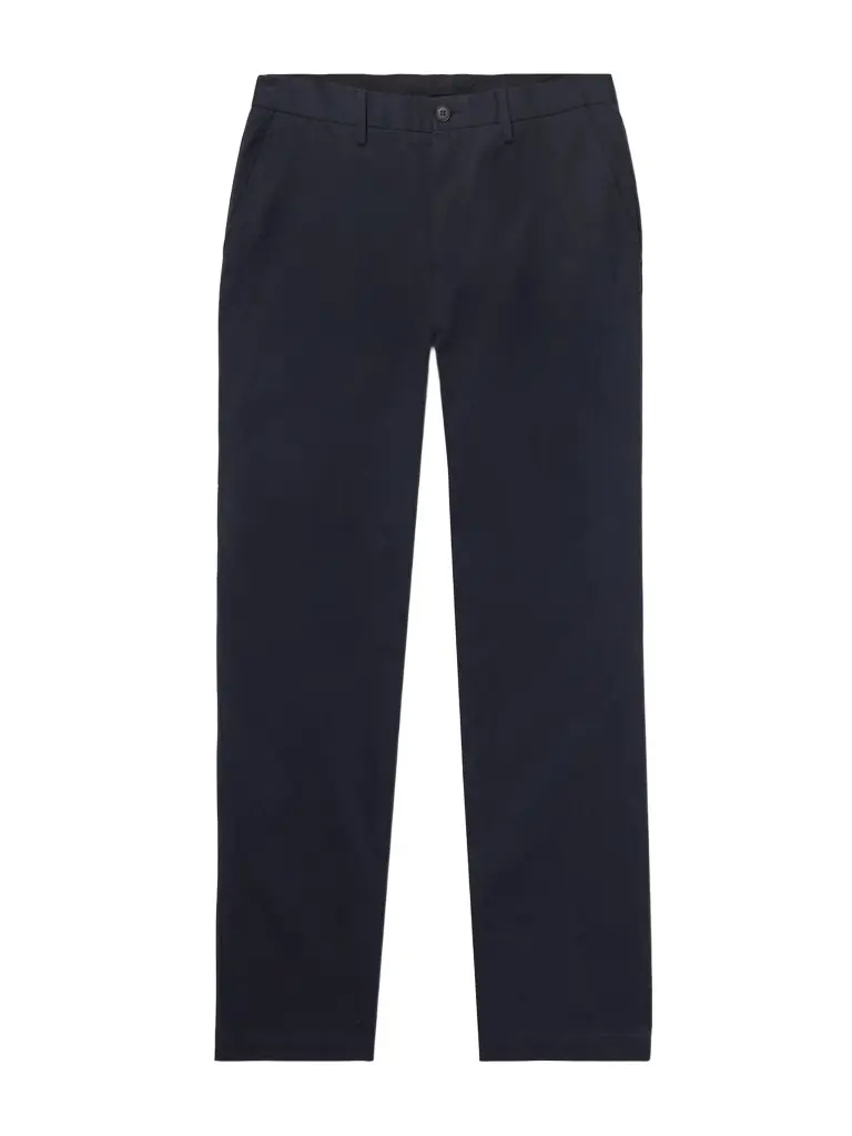 Sunspel Straight-Leg Cotton-Drill Trousers - Men