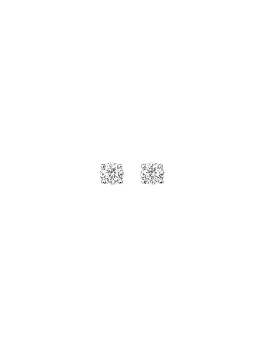 Wish Fine Jewelry 1.72ct Diamond 18K Gold Classic Stud Earrings
