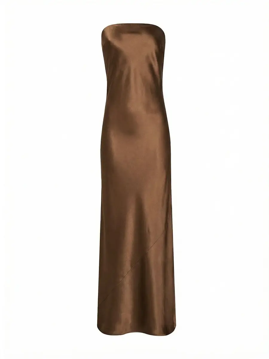 ALEJANDRA ALONSO ROJAS Open Back Bustier Gown