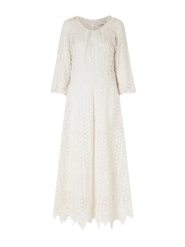 Isabel Marant Hayra Cotton-guipure Lace Maxi Dress