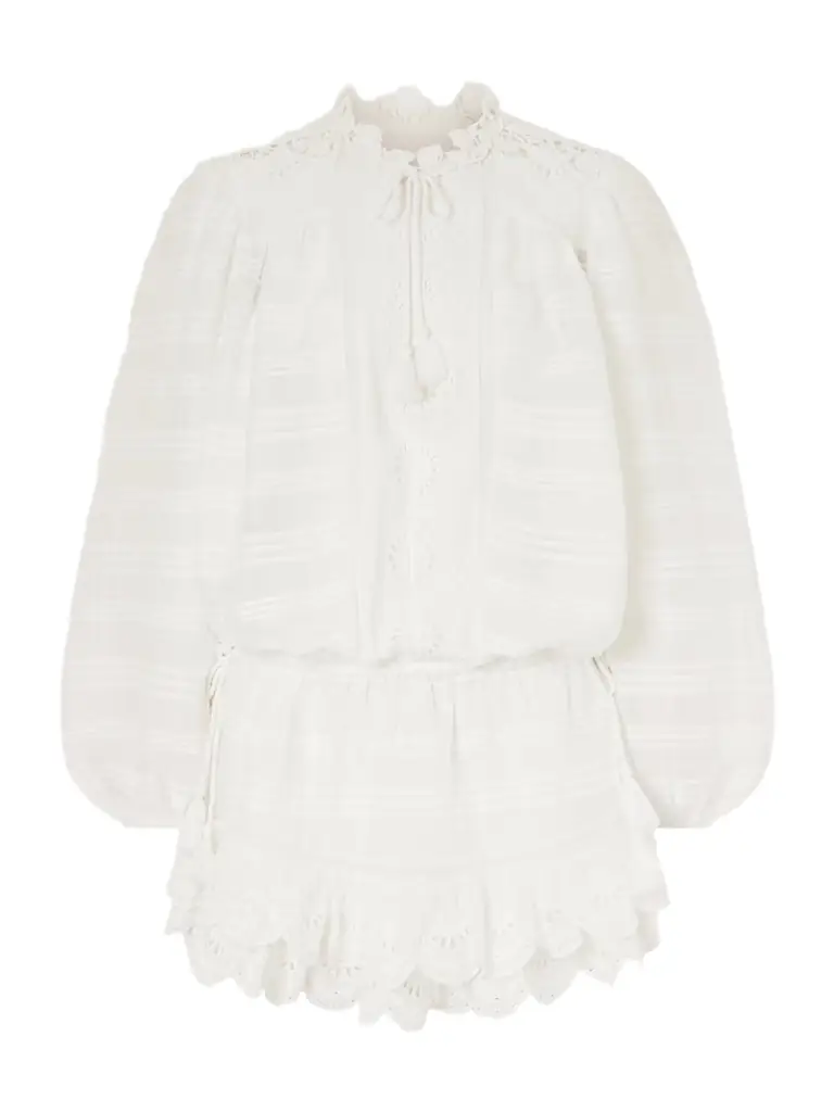 Marant Étoile Preya Broderie Anglaise Cotton Mini Dress