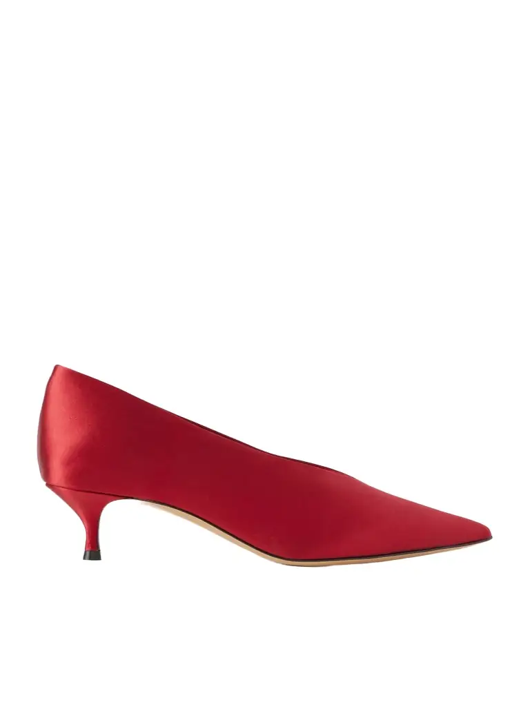 Le Monde Béryl Babouche 40 Satin Pumps