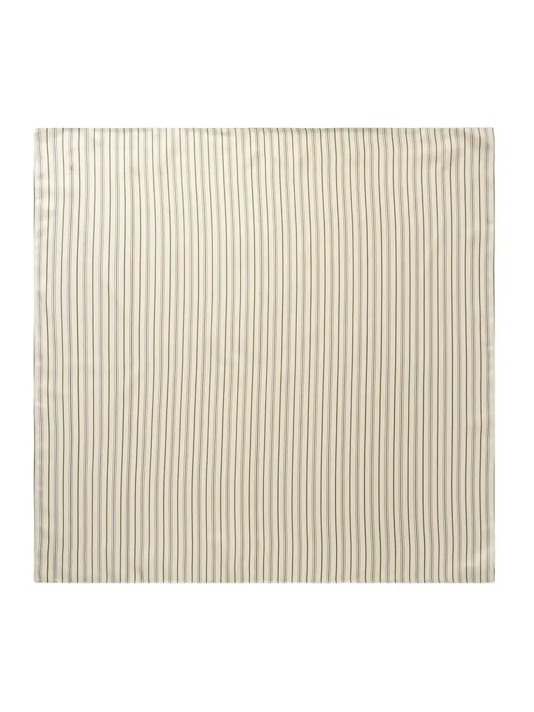 TOTEME Signature Striped Silk-twill Scarf