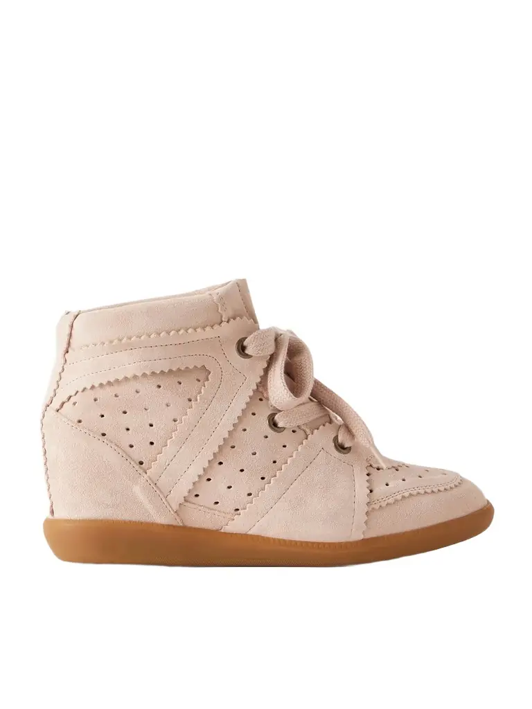 Isabel Marant Bobby Suede Wedge Sneakers