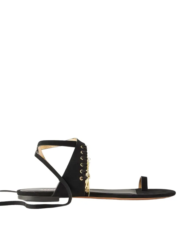 Isabel Marant Dreena Embellished Suede Sandals