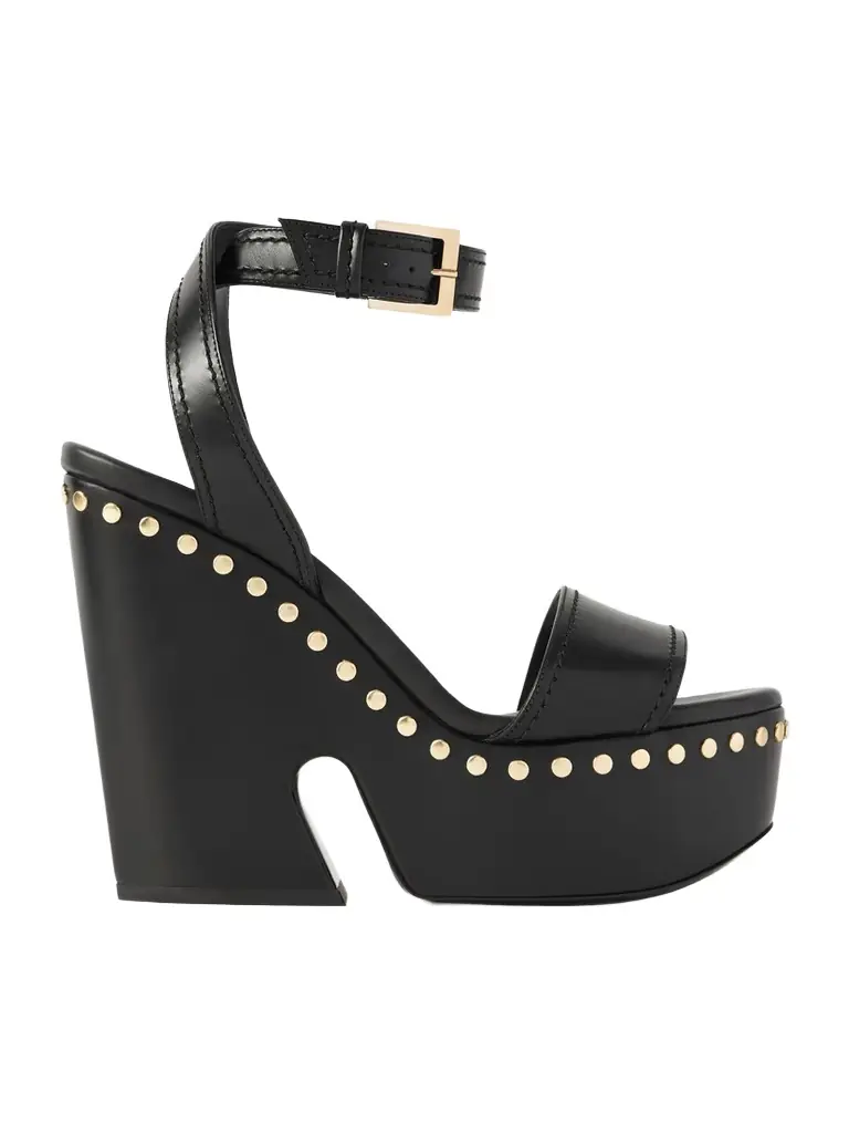 Givenchy Studded Leather Platform Sandals