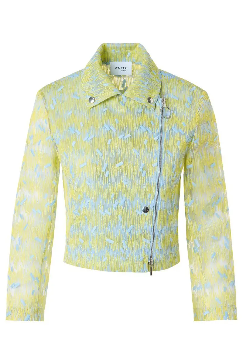 Akris punto Asymmetrical Biker Jacket