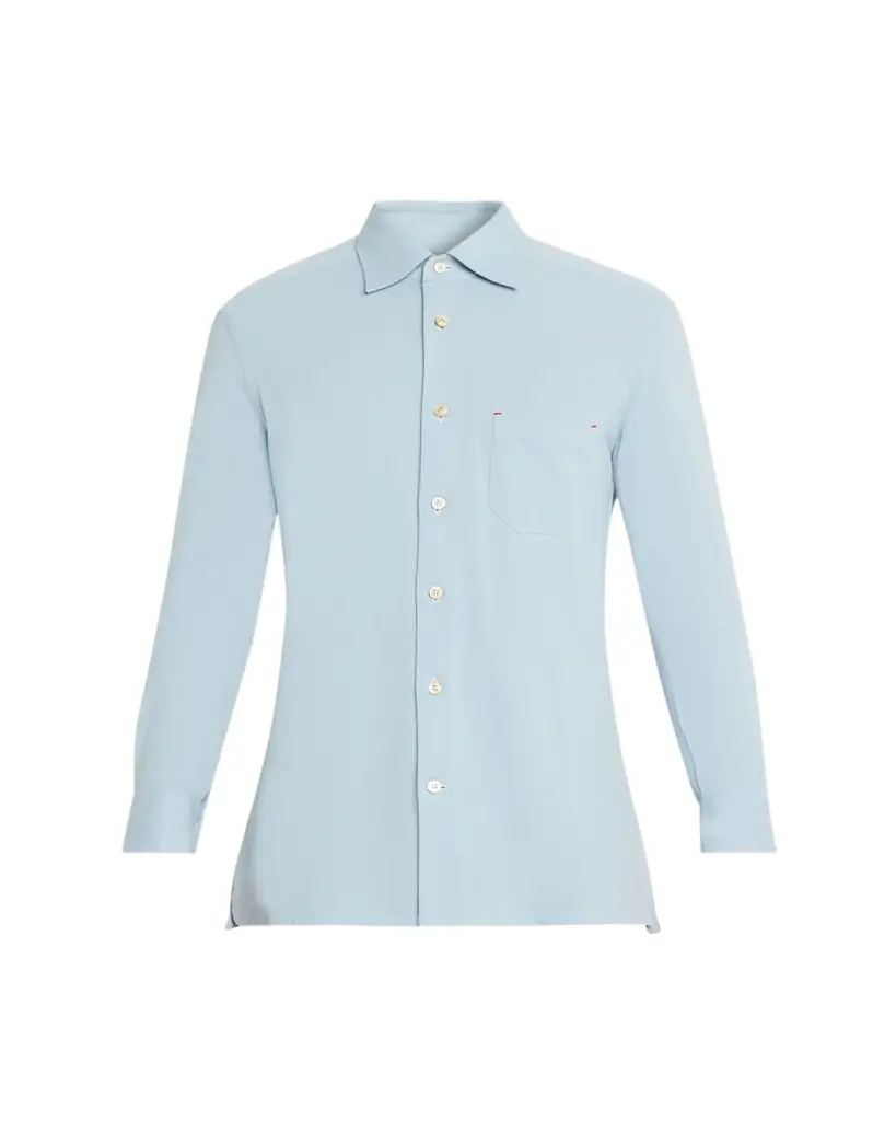 Kiton Men's Cotton Pique Nerano Button-Down Shirt
