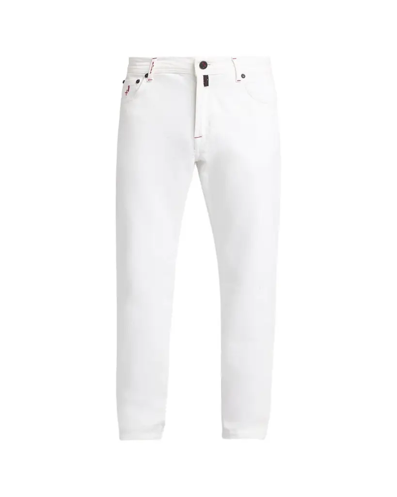 Kiton Men's Straight Leg Cotton-Stretch Five-Pocket Pants