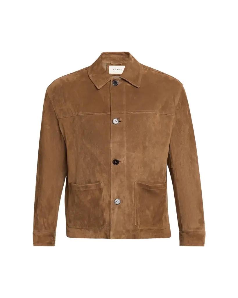 FRAME Men's Suede Chore Coat