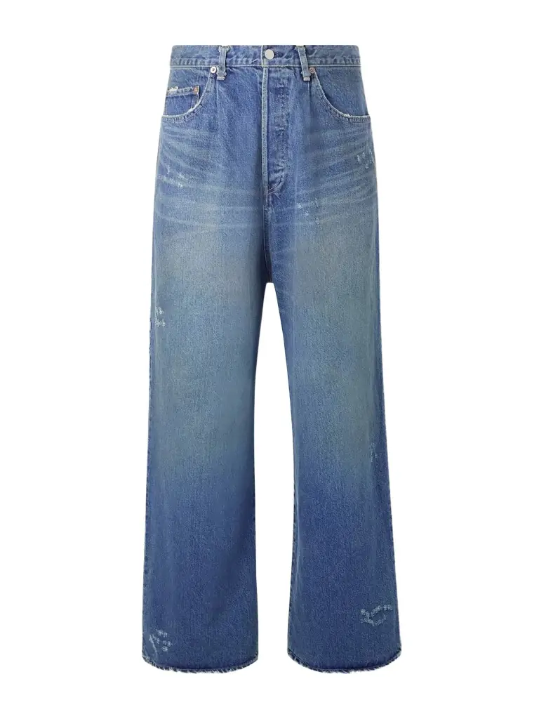 ssstein Straight-Leg Distressed Jeans - Men