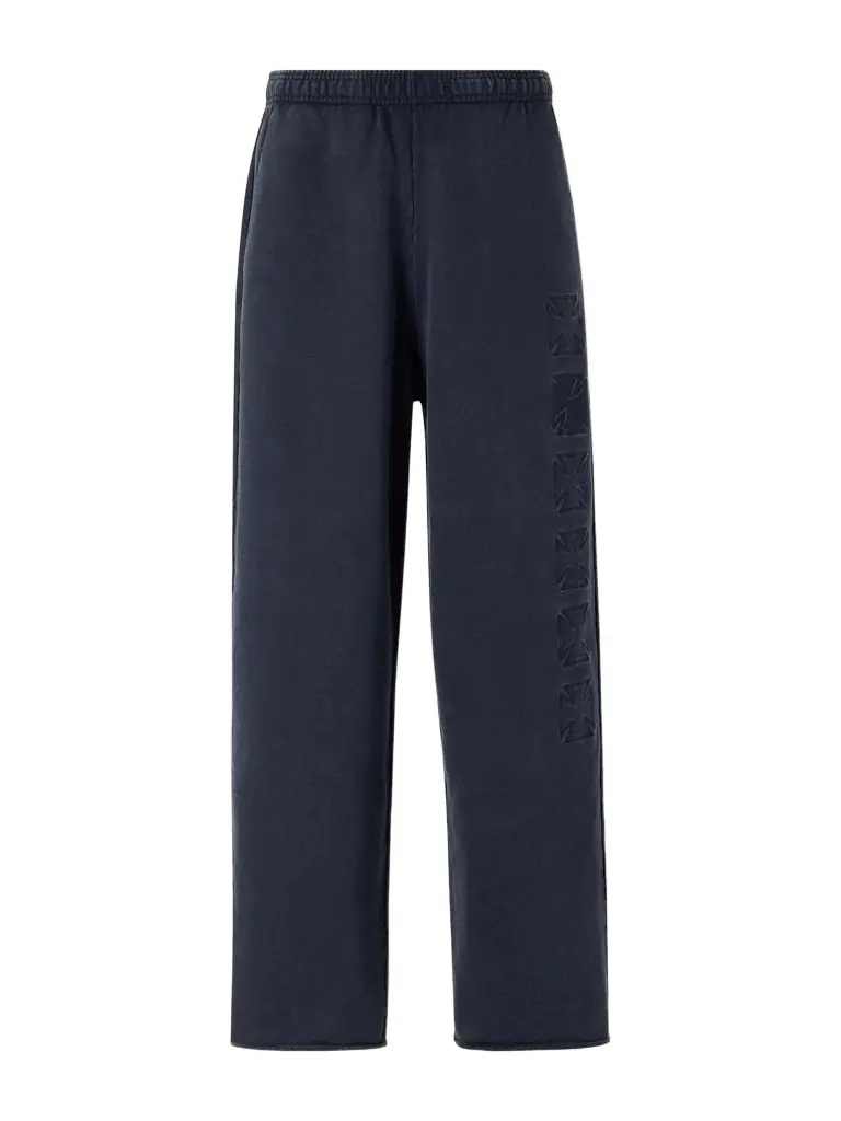 Vetements Straight-Leg Logo-Embroidered Cotton-Jersey Sweatpants - Men