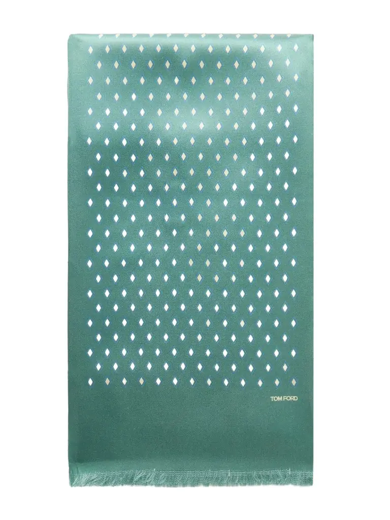 Tom Ford Silk-Jacquard Scarf - Men