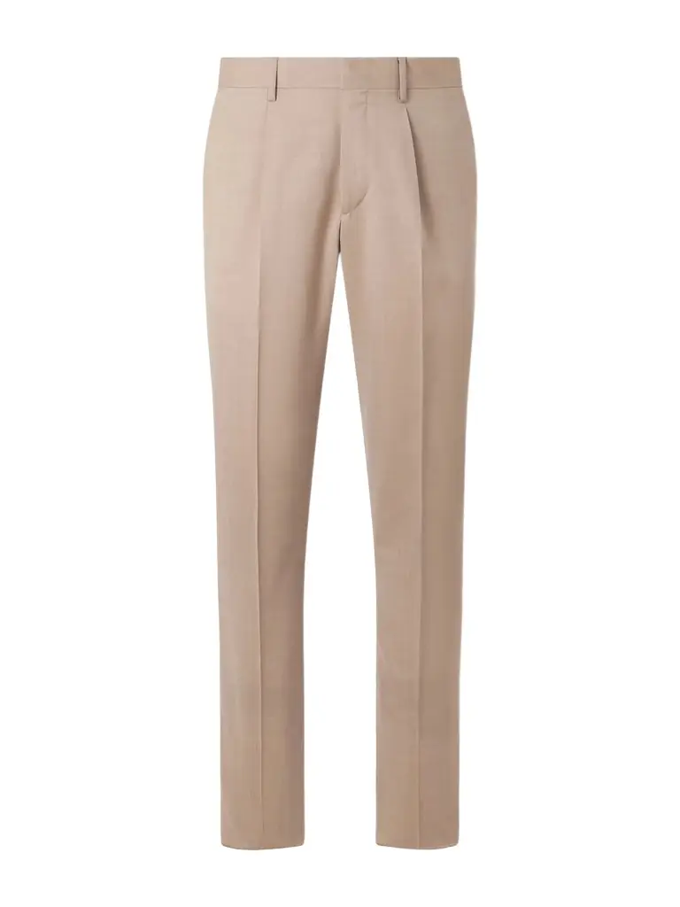 Lardini Straight-Leg Virgin Wool Suit Trousers - Men
