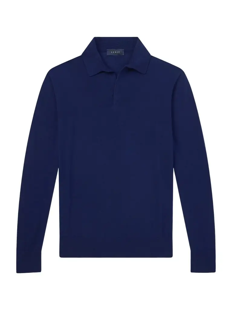 Sease Lasca Virgin Wool Polo Shirt - Men