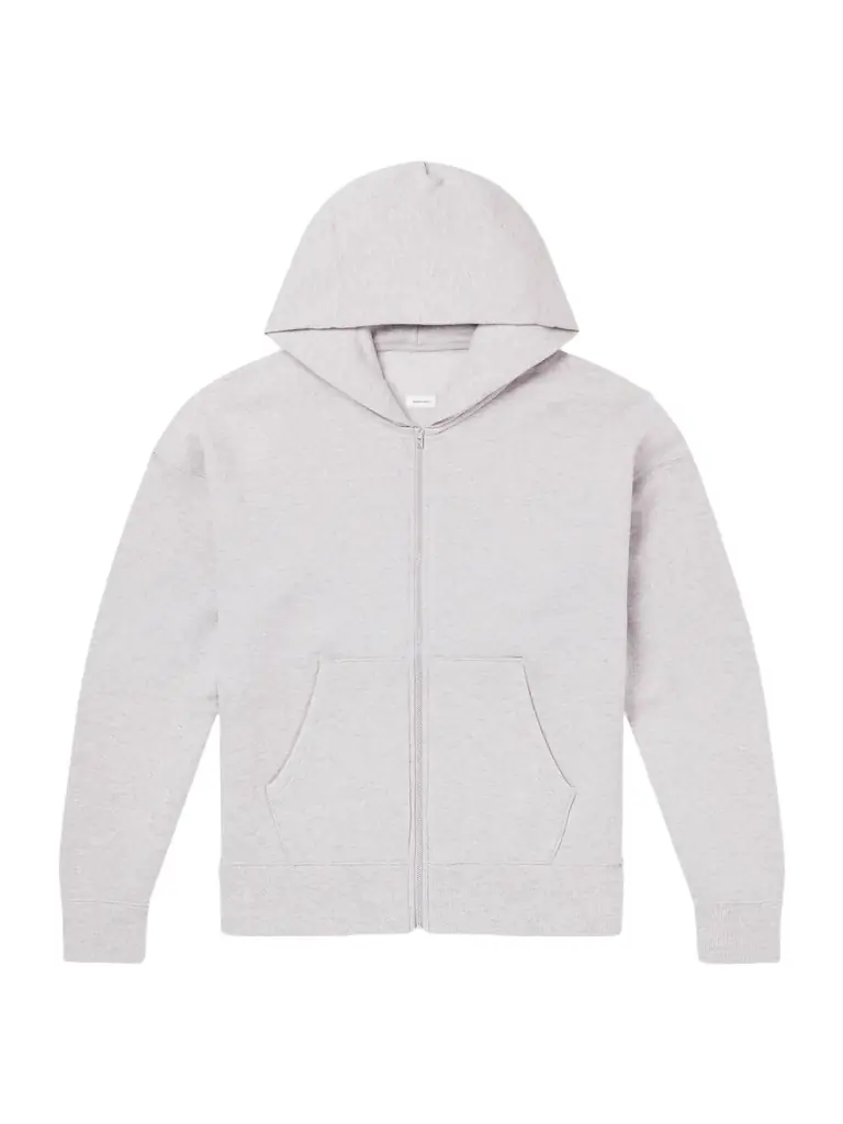 Visvim Jumbo Wool and Cotton-Blend Jersey Zip-Up Hoodie - Men