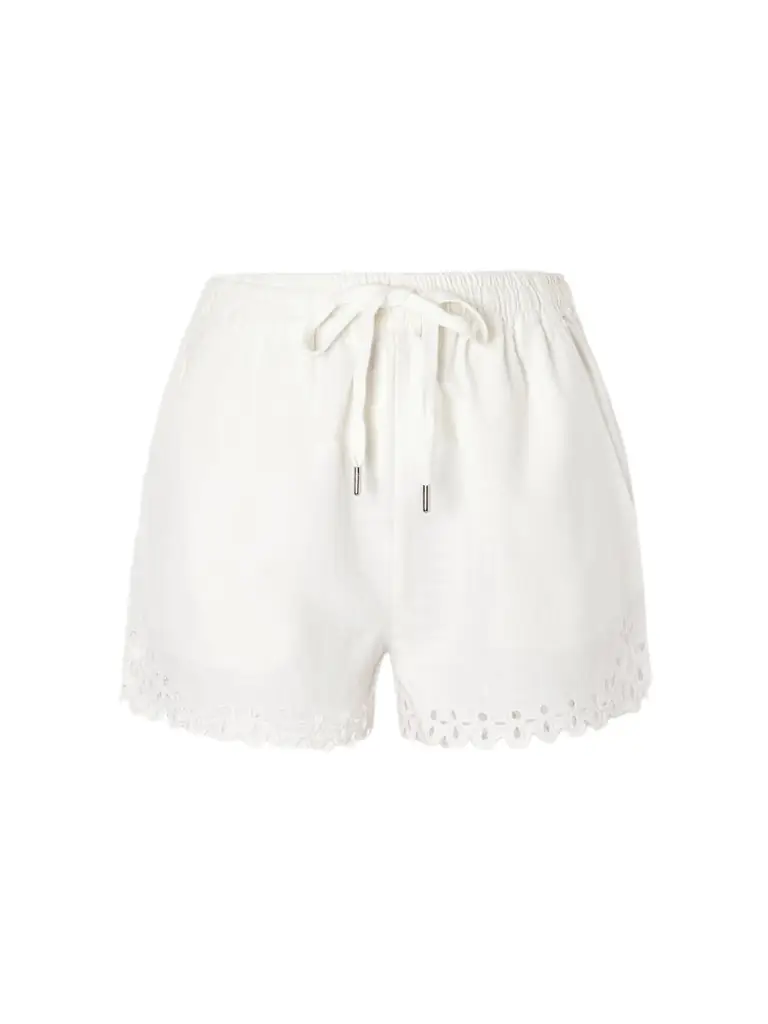 Marant Étoile Balyme Broderie Anglaise Cotton Shorts